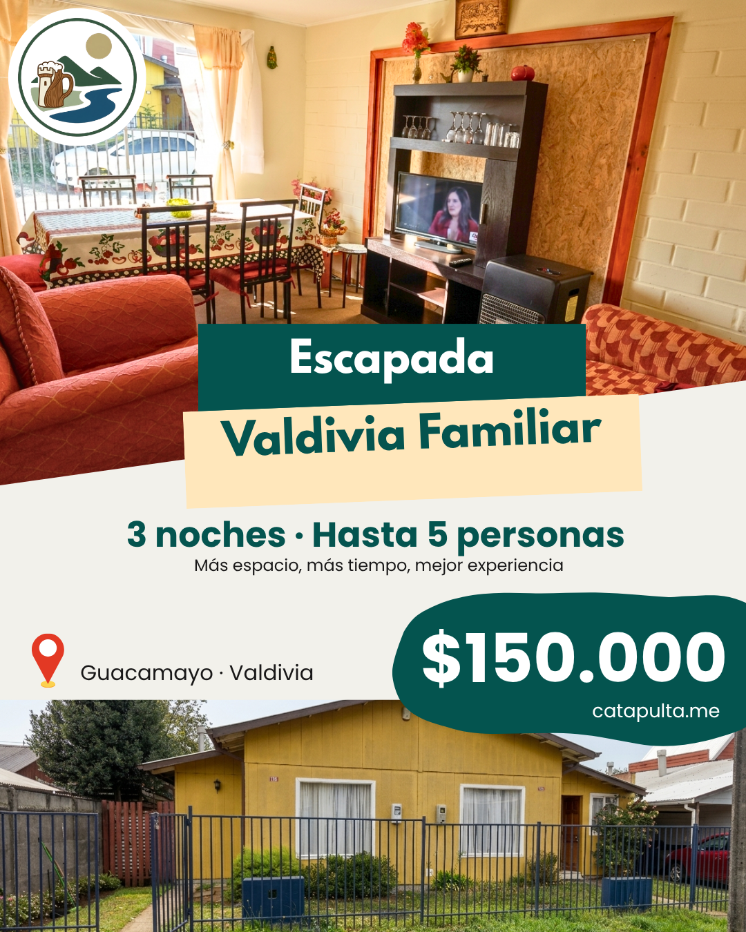 Escapada Valdivia Familiar — 3 noches