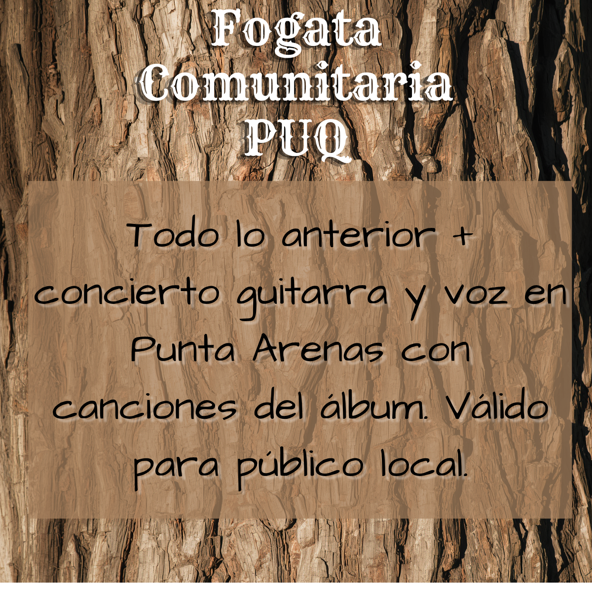 Fogata Comunitaria PUQ