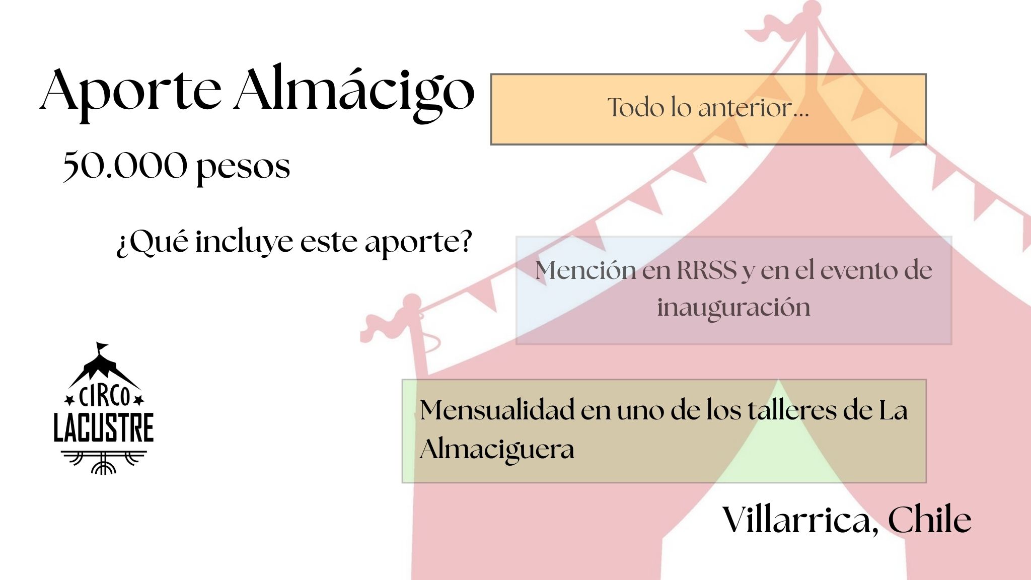 Aporte almácigo