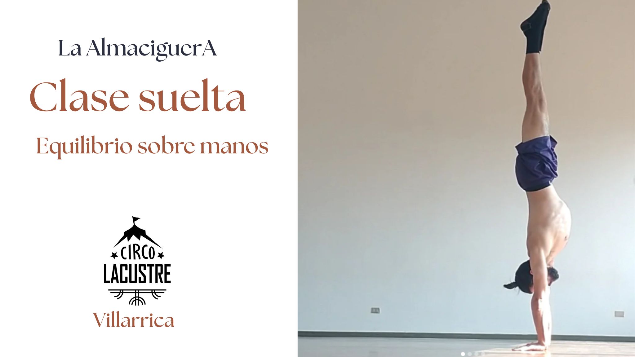 "Clase suelta" de equilibrio sobre manos