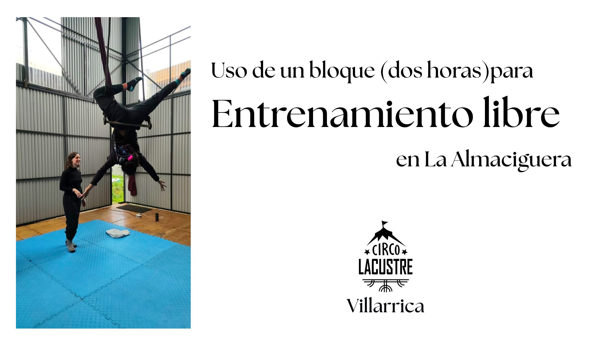 Uso del espacio para entrenamiento libre